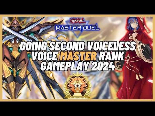 GOING SECOND Voiceless Voice MASTER RANK- Yu-Gi-Oh! Master Duel- 2024 [Ranked]