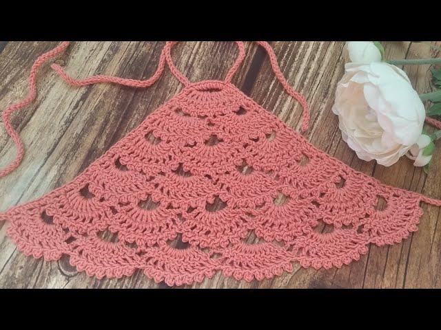 Мастер-класс по вязанию КРОП-ТОПА крючком / Crochet crop top