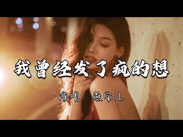 燕宝儿 - 我曾经发了疯的想『我曾经发了疯的想想想 不过梦一场 密密麻麻都是你给我的伤。』『动态歌词MV』