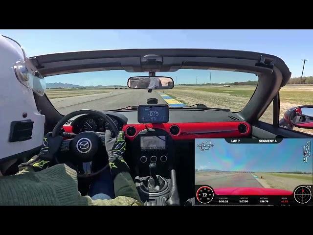 Arizona Motorsports Park CW with Pro Auto Sports Red 4.6.2024 (2015 Mazda Miata NC 2:00.00)