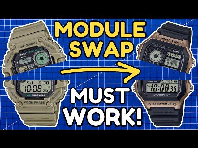  FORCING a Module Swap with a RARE Casio Watch! 