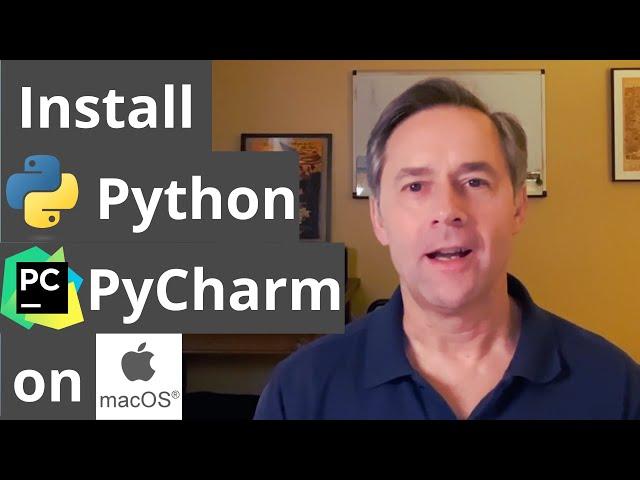 Install Python and PyCharm on macOS