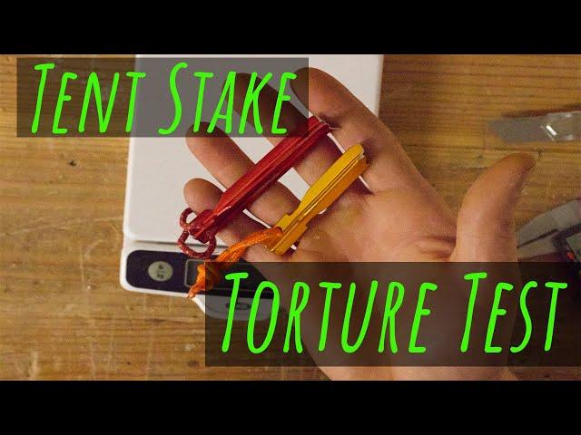 TESTING THE CHEAPEST TENT STAKES ON AMAZON!!! - Torture Test!