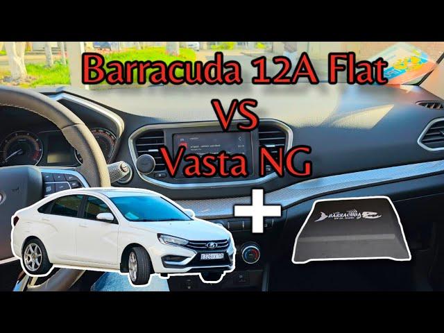 Сабвуфер DL Audio Barracuda 12A Flat и LADA Vasta NG.