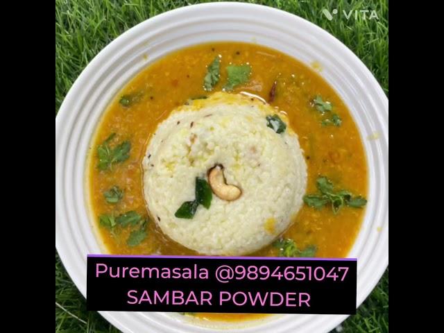 Pure sambar powder with spl Aroma, don't miss!!!!  Grab it soon... Puremasala@9894651047