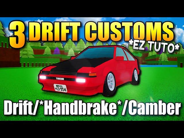 【BEST&EZ!】*Drift Tires* / *HandBrake* / *Cambered Tires* Tutorials In Build A Boat Roblox!!