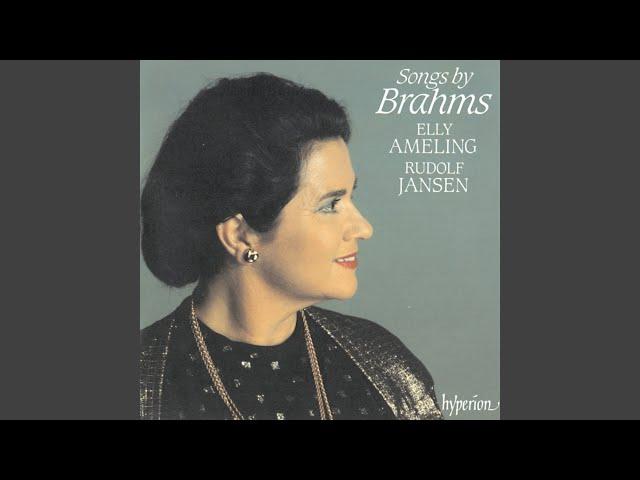 Brahms: 5 Lieder, Op. 105: No. 2, Immer leiser wird mein Schlummer