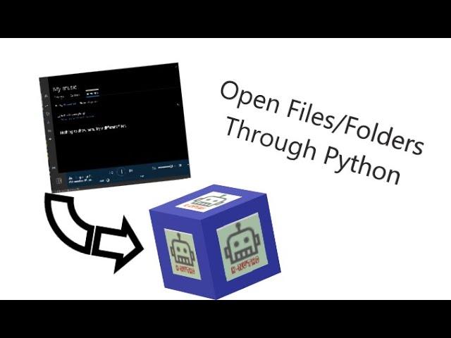 Open Files/Folders through Python | #RNutro | Python 3.8