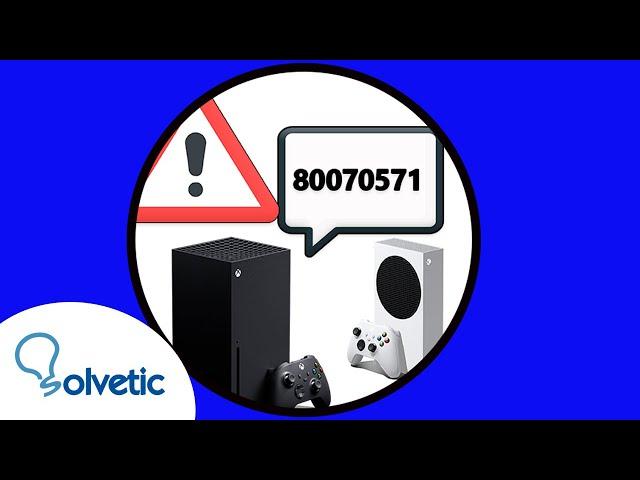 ️ How to FIX ERROR 80070571  Xbox Series X or Xbox Series S when trying to download an Xbox Live