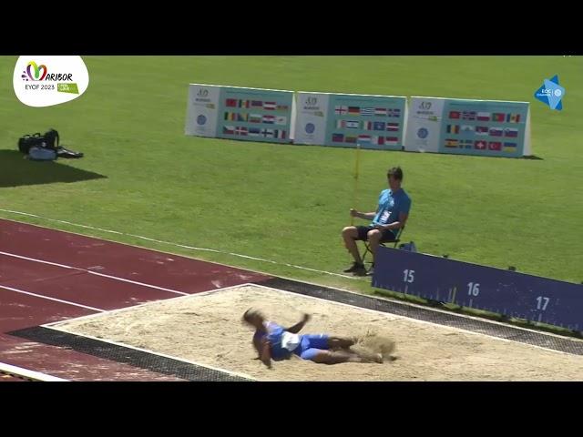 EYOF 2023 Maribor - U18M Triple Jump Final (ITA: Aldo Rocchi)