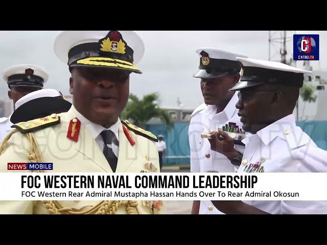 FOC Western Handover: Rear Admiral Mustapha passes Baton to Rear Admiral Oamen #controltv #navy