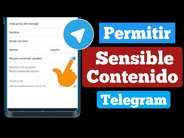 Cómo VER CONTENIDO SENSIBLE en TELEGRAM 2024 | No puedo Ver Contenido Delicado Telegram