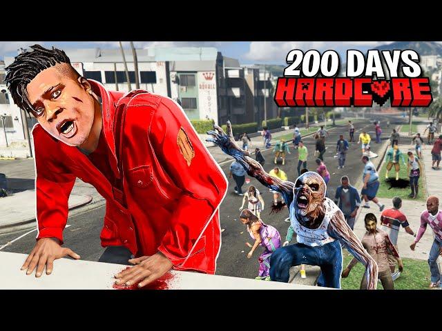 Surviving 200 DAYS in Zombie Apocalypse in GTA 5