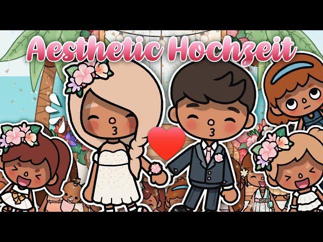 AESTHETIC HOCHZEITSFEIER ‍️ | AESTHETIC ROUTINE/ GESCHICHTE | TOCA BOCA STORY