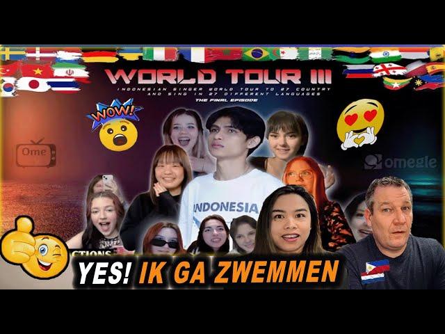 INDONESIAN SINGER WORLD TOUR TO 27 COUNTRIES AND SING IN 27 DIFFERENT LANGUAGES | COUPLE REACTION !