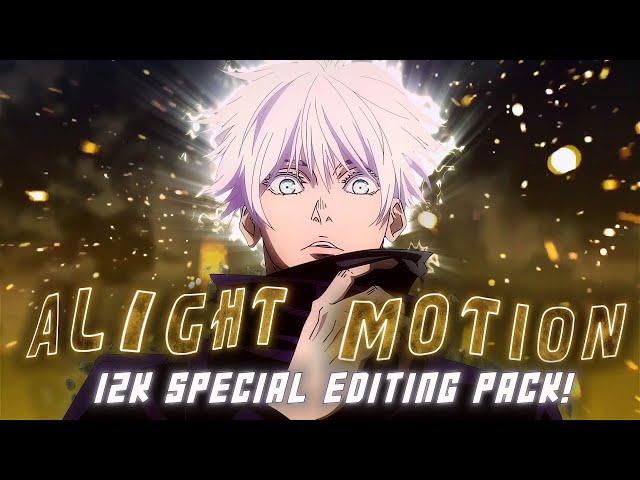 ALIGHT MOTION 'Free Editing Pack' 12K Subscribers Special [SHAKES, CC, THUMBNAIL,TEXT,Etc.]