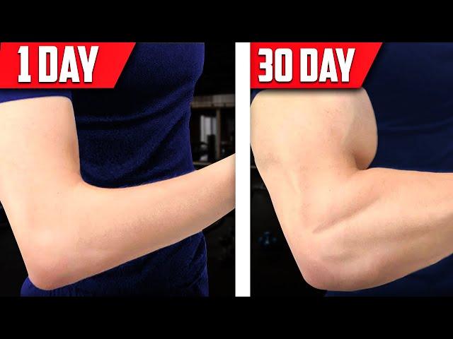 Grow Your Arms Bigger In Just 30Days! (Home Workout)