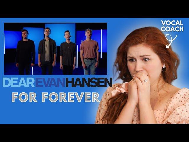 4 Evans sing FOR FOREVER I Vocal Coach Reacts!