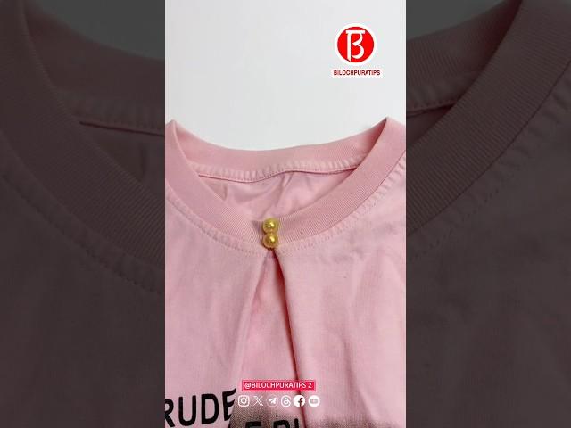 The neckline is too big, no need to cut it, make it smaller