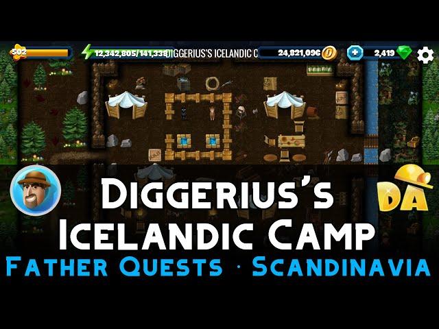 Diggerius's Icelandic Camp | Father Scandinavia #21 | Diggy's Adventure