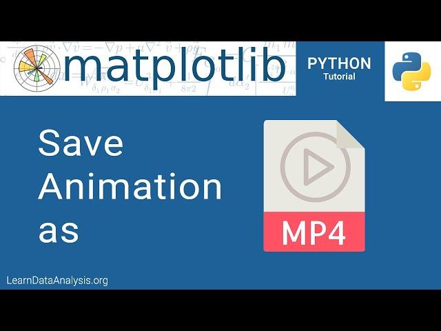 How to save Matplotlib chart as MP4 file