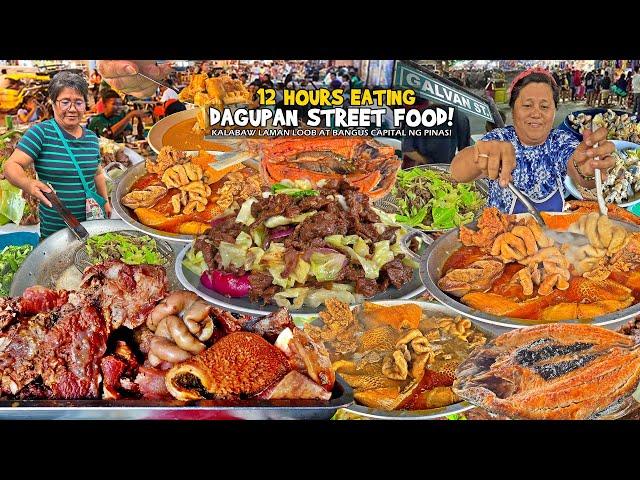 12 Hour Eating ONLY "Dagupan Street Food" in PANGASINAN!