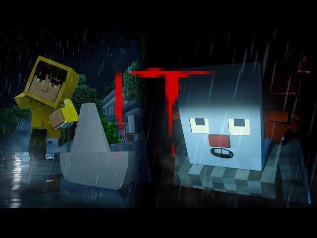 Minecraft Animation - GEORGIE MEETS PENNYWISE! (IT Movie Animation)