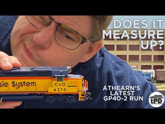 Worth the Money? Can the Latest HO Scale Athearn GP40-2 Impress Me?