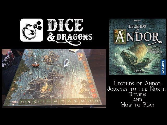 Dice and Dragons - Legends of Andor Journey to the North Review (Road to the Last Hope part 4)