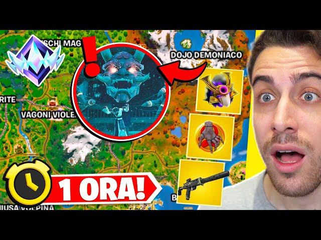 Atterro per 1 ORA al DOJO DEMONIACO da Boss Rosa Notturna in RANKED! Capitolo 6 Fortnite ITA!