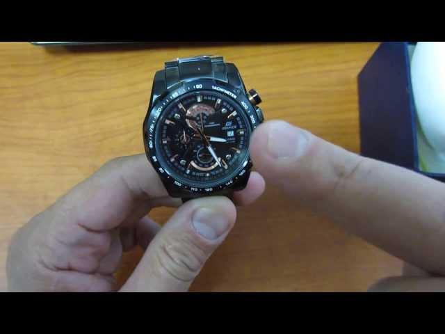 CASIO Edifice EFR-523BK-1A видео