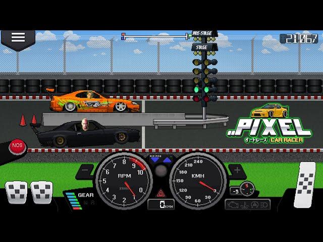 WHO Wins in Pixel Car Racer Paul Walker VS Vin Diesel RACING CHALLENGE?