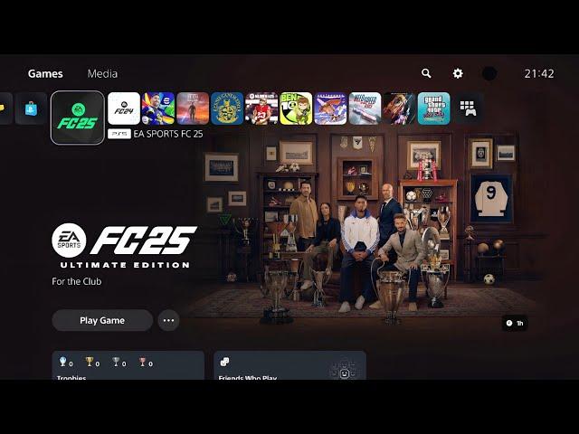 EA SPORTS FC 25 - Start Up Screen + FULL Menu & Settings Walkthrough (PS5)