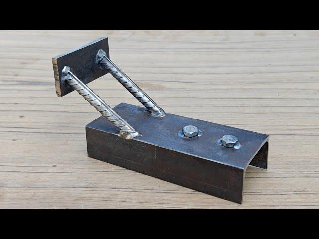 Millions of people don't know about this amazing homemade iron vise | DIY