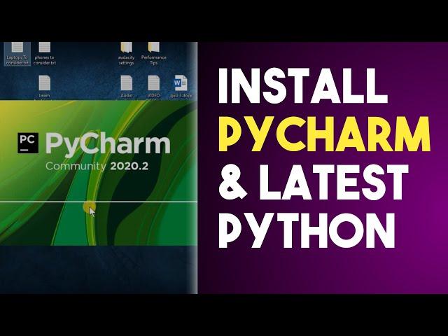 How to Install Pycharm IDE & Python on Windows 10