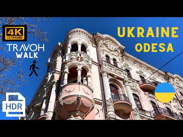 Odesa, Ukraine  Walking Tour | City Ambience ASMR | 4K HDR | Ultra HD Travel