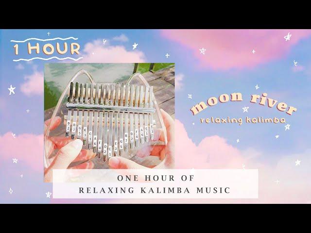 【1 HOUR】Moon River Relaxing Kalimba Cover for Sleeping, Studying & Relaxing