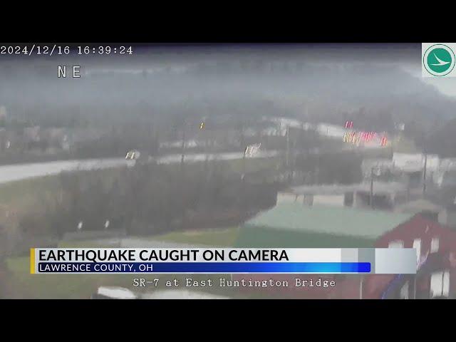 FIRST VIDEO: Earthquake caught on camera