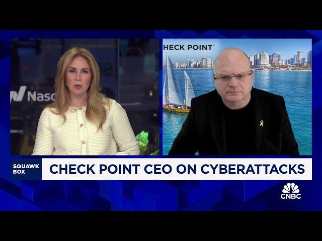 Check Point CEO on cyberattacks in the U.S.: This is something that should alert all of us