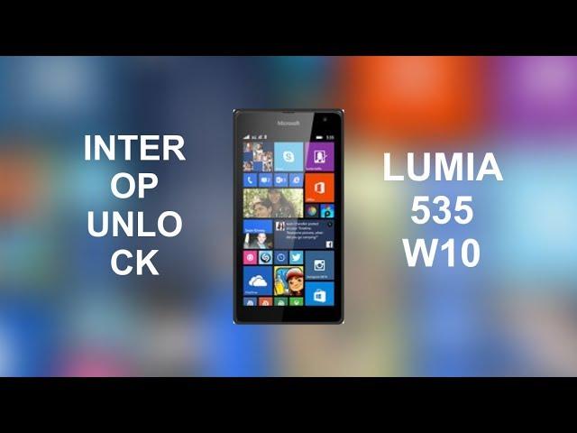 Lumia 535 Windows 10 Mobile With Interop Unlock