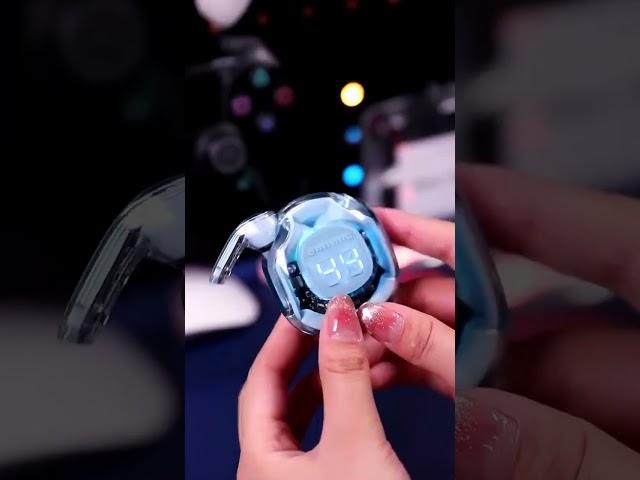 Ultrapods Pro True Wireless Earbuds with Display Transparent Design, Bluetooth 5 3 Water Proof