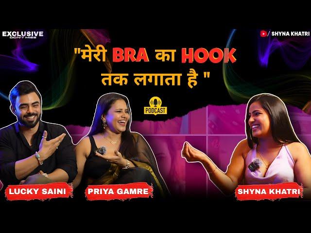 Famous Couple || Priya Gamre & Lucky Saini || Gap-Shap with Shyna