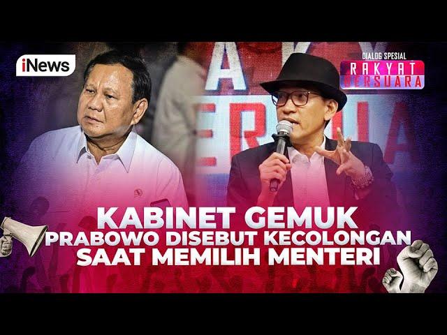 Refly Harun Blak-Blakan Sebut Prabowo Kecolongan Memilih Menteri - Rakyat Bersuara 16/10