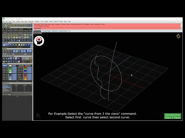 MATRIX WITH TOUCHE / CURVE / CURVE FROM 2 VIEVS