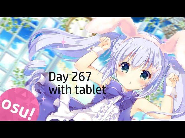 My Self Osu Motivation|Playing Dan Dan|Day 267 with tablet