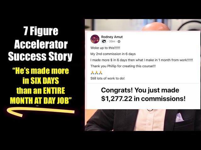 7 Figure Accelerator PROOF | More in 6 days than his job pays in A MONTH