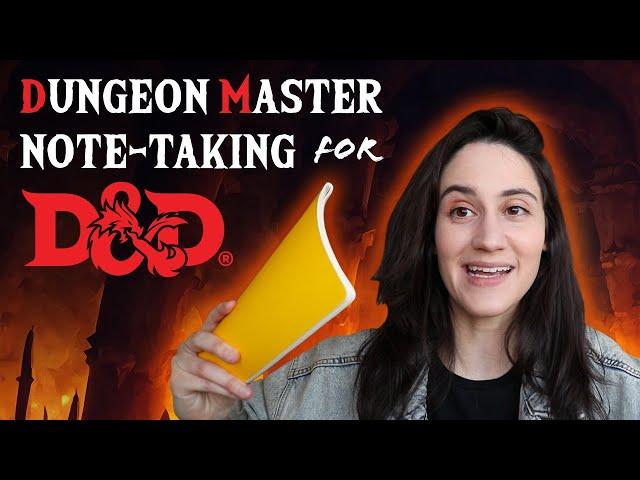 How To Organize D&D Campaign Notes | DM Journal Tips