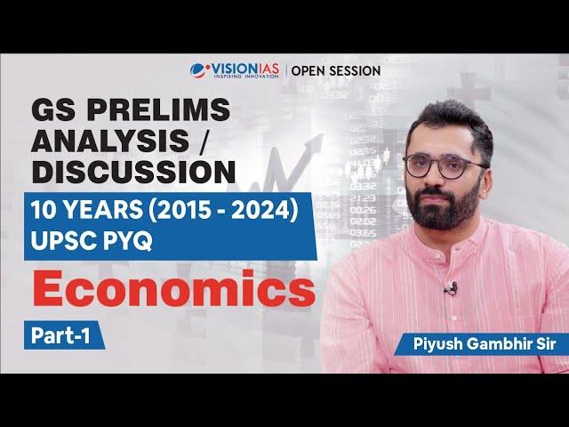 GS Prelims (2015 - 2024) | 10 Years' UPSC PYQ Trend Analysis | Economics I Part 1