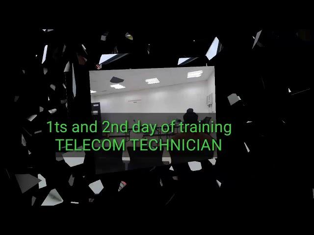 telecom technician training 1ts and 2nd day