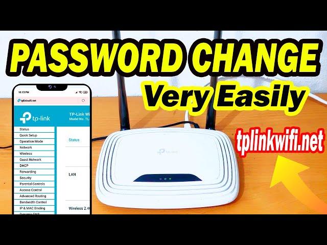 TP-Link Router WiFi Password Change Using Mobile